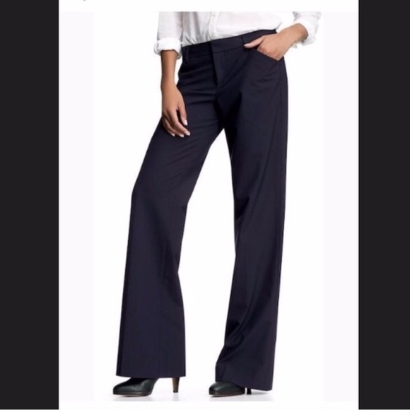GAP pinstripe Perfect Trouser 8L - Picture 1 of 13